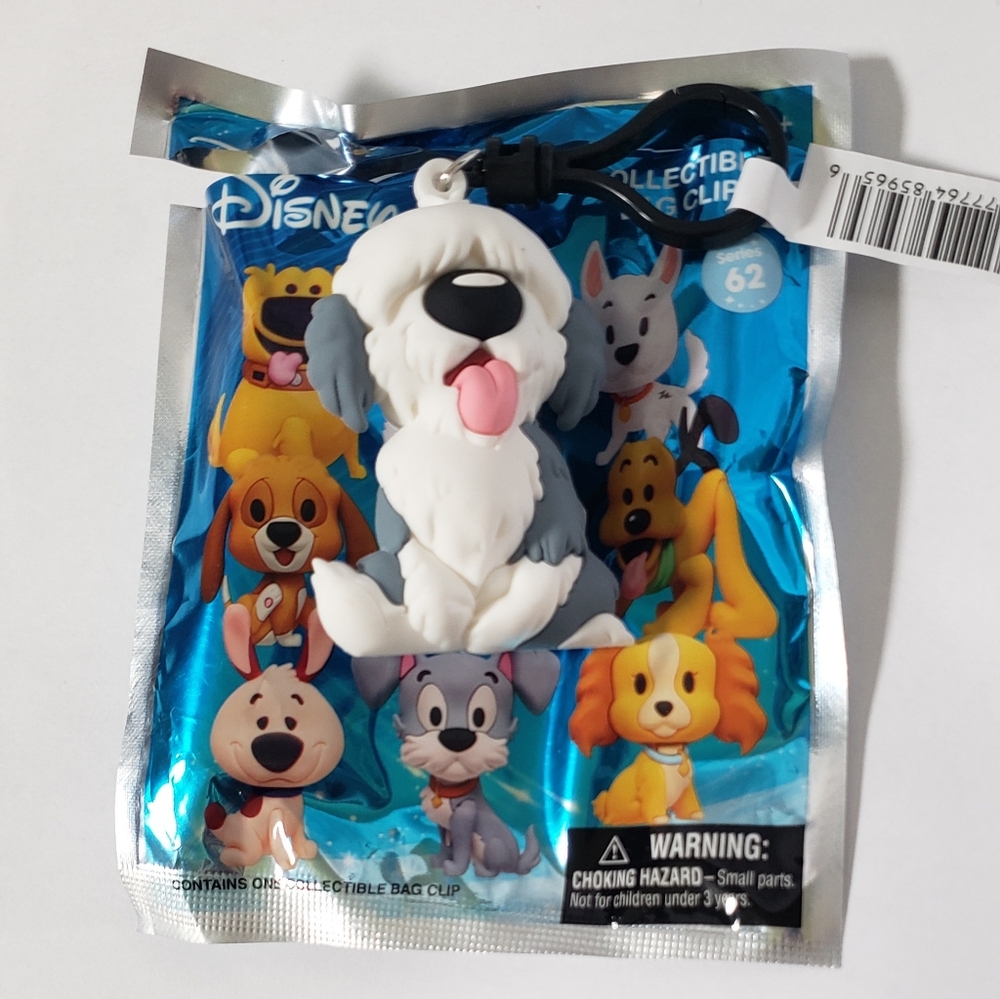 SOLD! NWT Disney Dogs The Little Mermaid Max Blind Bag Figural Bag Clip